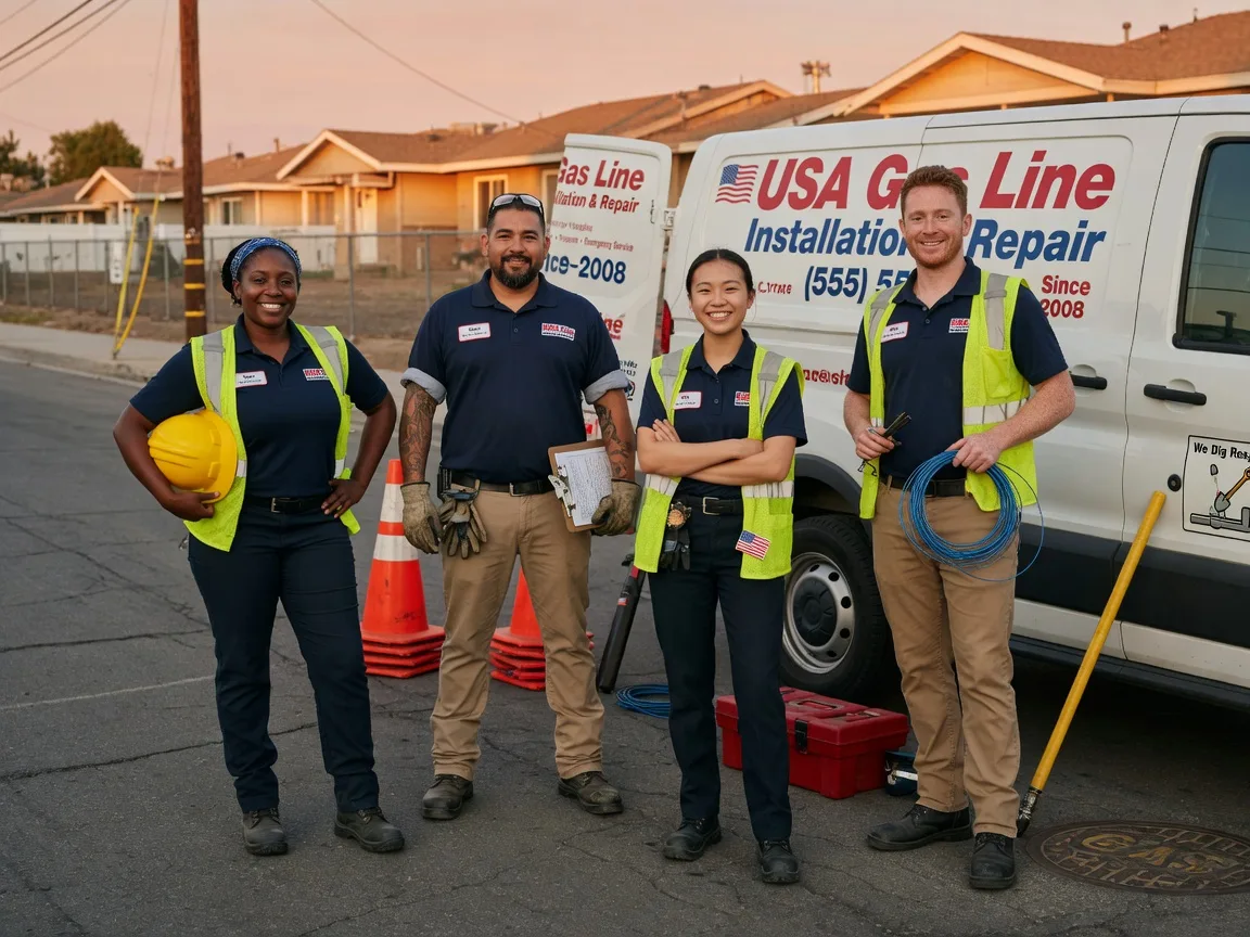 Gas Line Installation company in Shobonier, IL